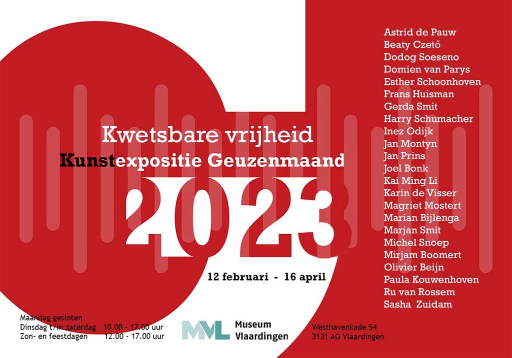 Geuzen expositie 2023 'Kwetsbare vrijheid'