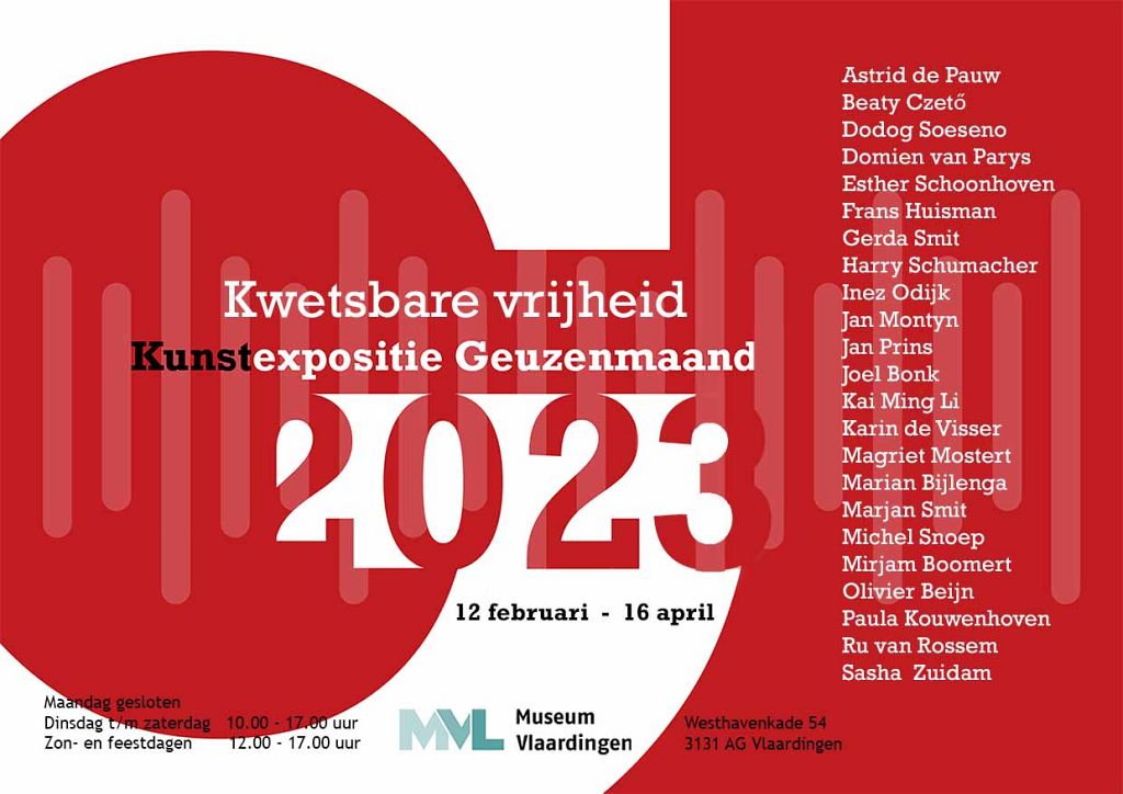 Geuzen expositie 2023 'Kwetsbare vrijheid'